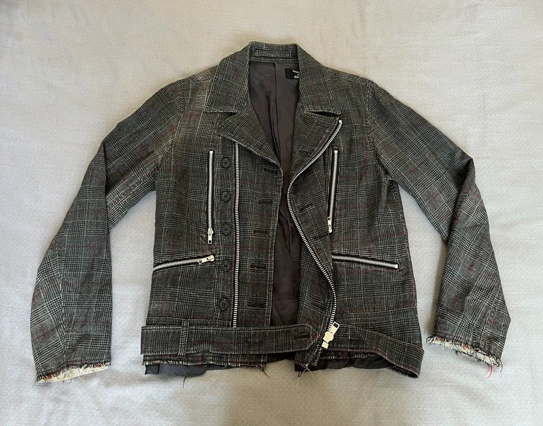 Comme des Garcons Vintage Check Pattern Zipper Jacket Size M / US 6-8 / IT 42-44 - 3 Thumbnail