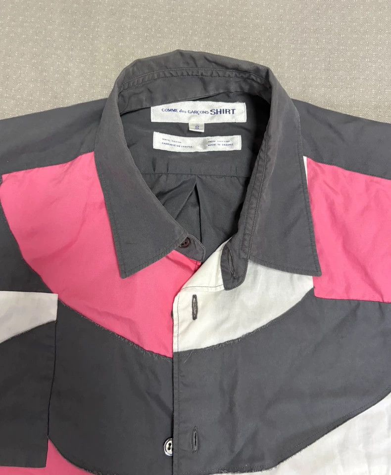 Comme des Garcons Unique Comme des Garçons Color Block Shirt Size M / US 6-8 / IT 42-44 - 3 Thumbnail