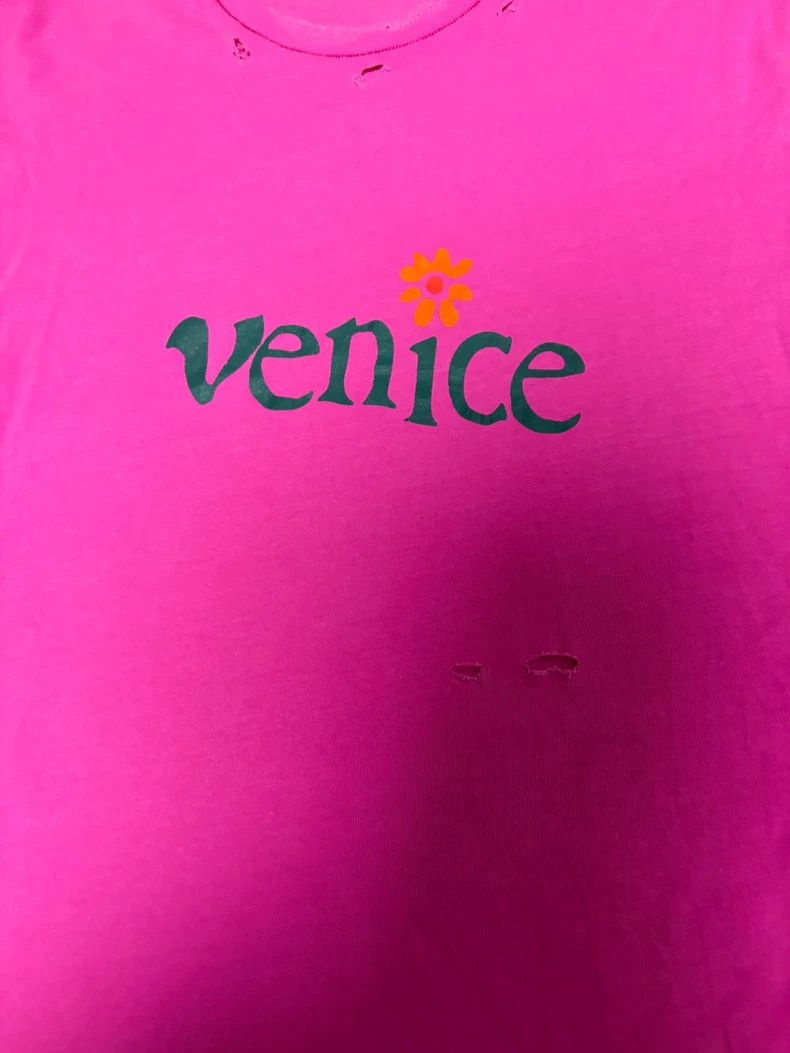 ERL ERL Pink Vintage Short Sleeve T-Shirt Size M / US 6-8 / IT 42-44 - 4 Thumbnail