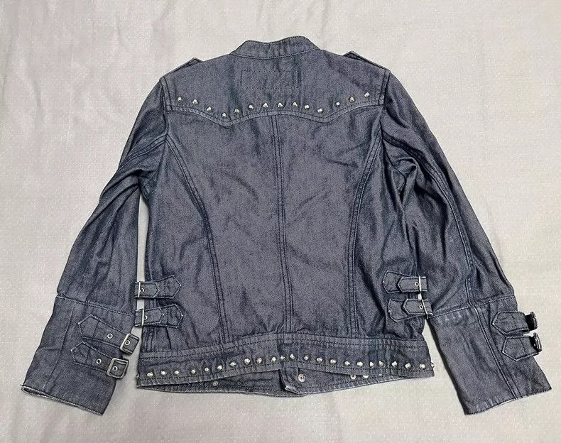 Yohji Yamamoto Vintage Studded Denim Jacket Outerwear Size M / US 6-8 / IT 42-44 - 7 Thumbnail