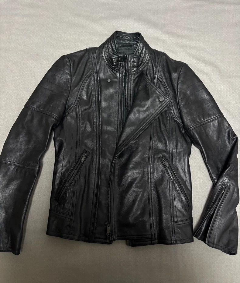 Yohji Yamamoto Vintage Black Leather Jacket with Unique Design Size M / US 6-8 / IT 42-44 - 2 Thumbnail