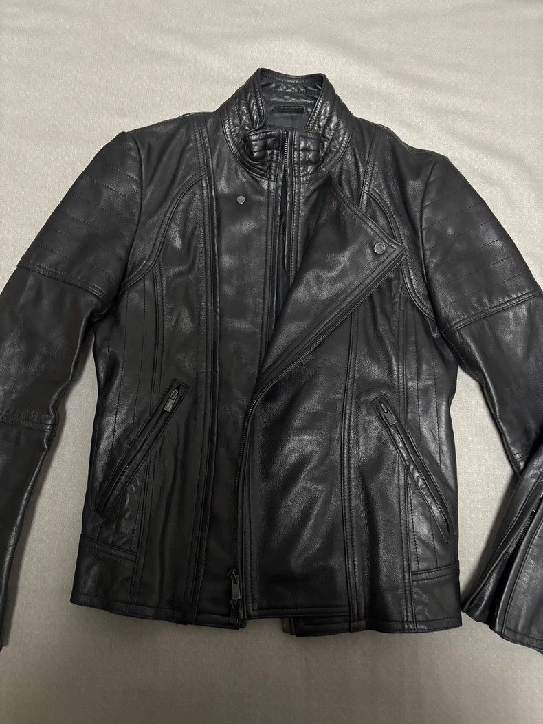 Yohji Yamamoto Vintage Black Leather Jacket with Unique Design Size M / US 6-8 / IT 42-44 - 3 Thumbnail