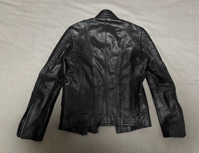 Yohji Yamamoto Vintage Black Leather Jacket with Unique Design Size M / US 6-8 / IT 42-44 - 7 Thumbnail