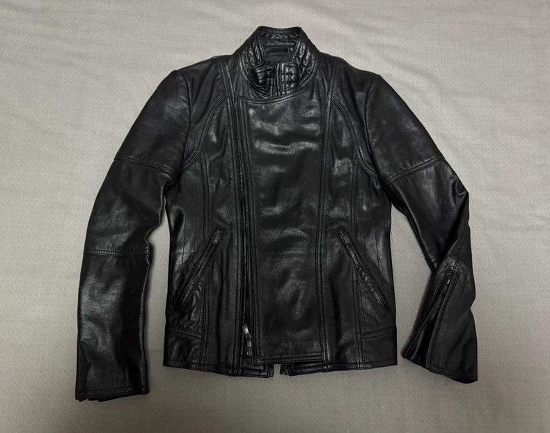 Yohji Yamamoto Vintage Black Leather Jacket with Unique Design Size M / US 6-8 / IT 42-44 - 5 Thumbnail