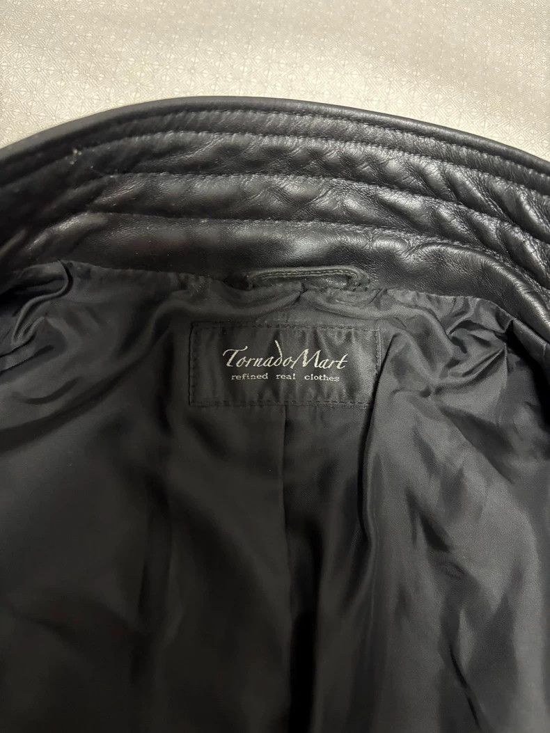 Yohji Yamamoto Vintage Black Leather Jacket with Unique Design Size M / US 6-8 / IT 42-44 - 9 Thumbnail