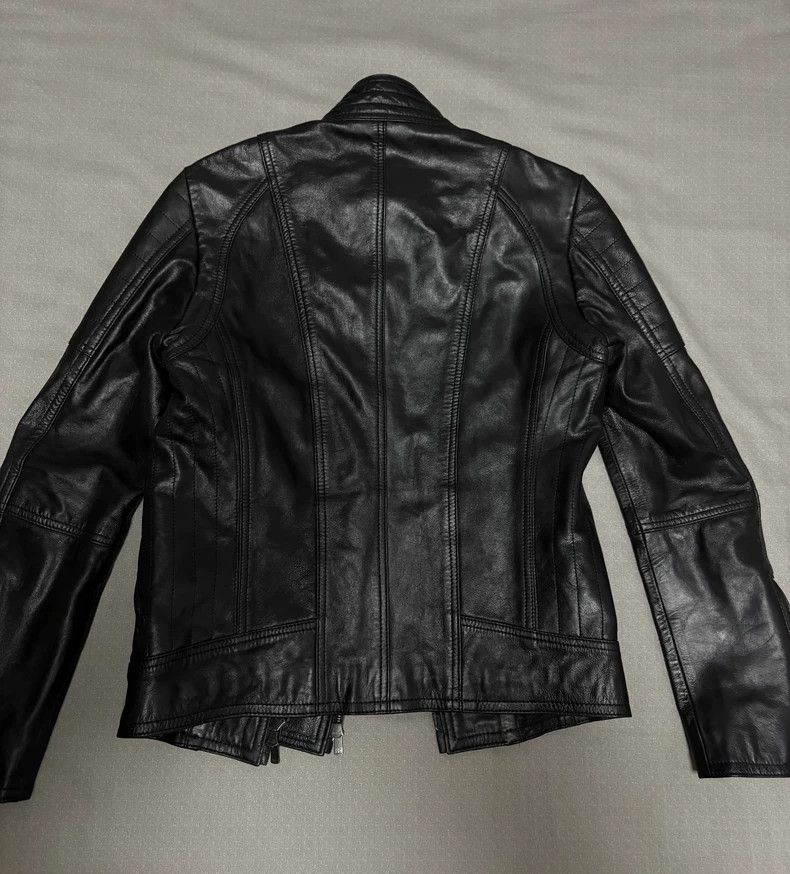 Yohji Yamamoto Vintage Black Leather Jacket with Unique Design Size M / US 6-8 / IT 42-44 - 8 Thumbnail