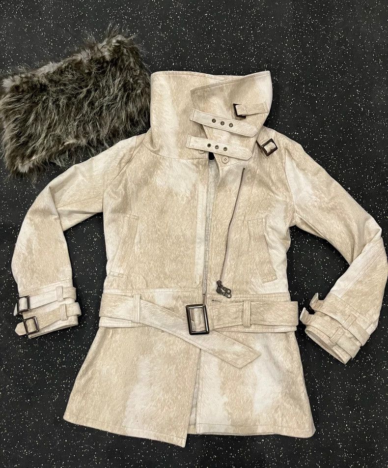 Yohji Yamamoto Vintage Tornado Mart Faux Fur Hooded Coat Size M / US 6-8 / IT 42-44 - 3 Thumbnail