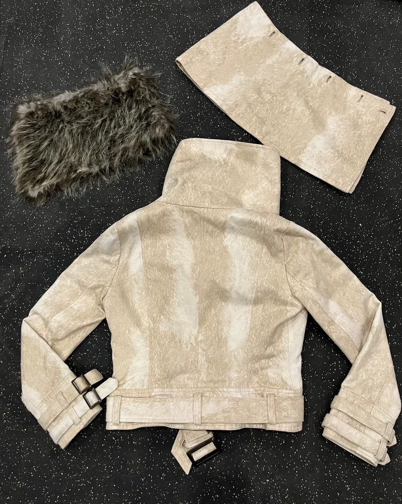 Yohji Yamamoto Vintage Tornado Mart Faux Fur Hooded Coat Size M / US 6-8 / IT 42-44 - 8 Thumbnail