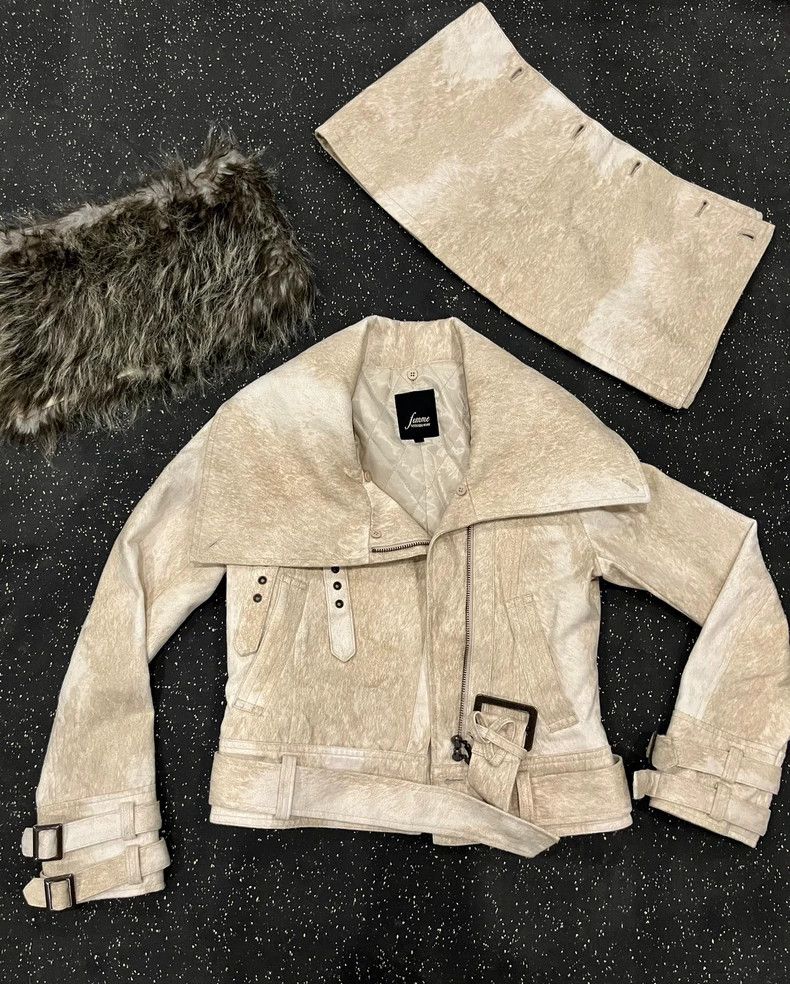 Yohji Yamamoto Vintage Tornado Mart Faux Fur Hooded Coat Size M / US 6-8 / IT 42-44 - 2 Thumbnail