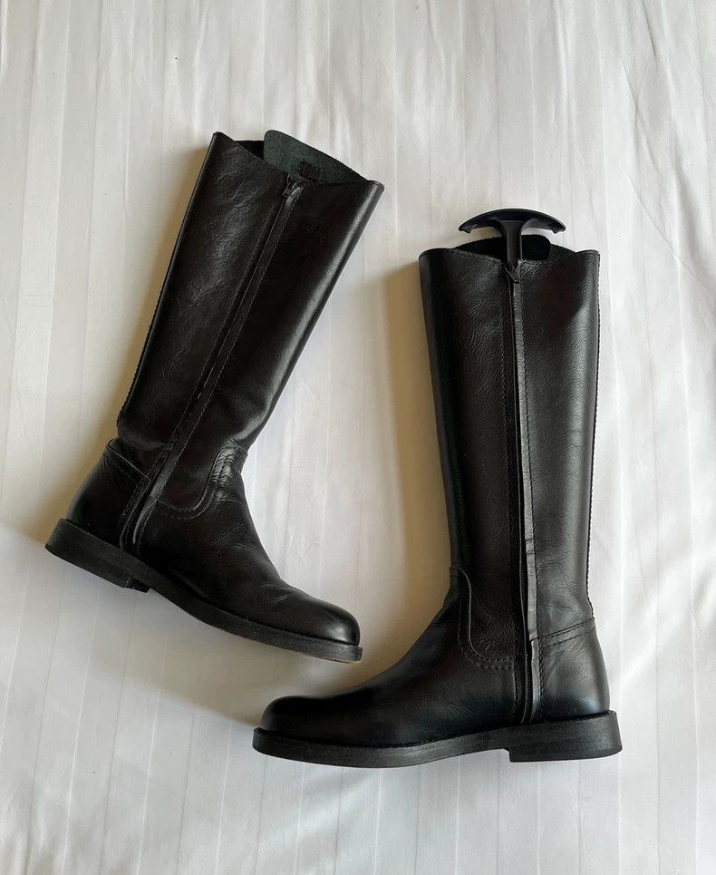 Junya Watanabe Junya Watanabe High Leather Boots Size US 6 / IT 36 - 2 Thumbnail