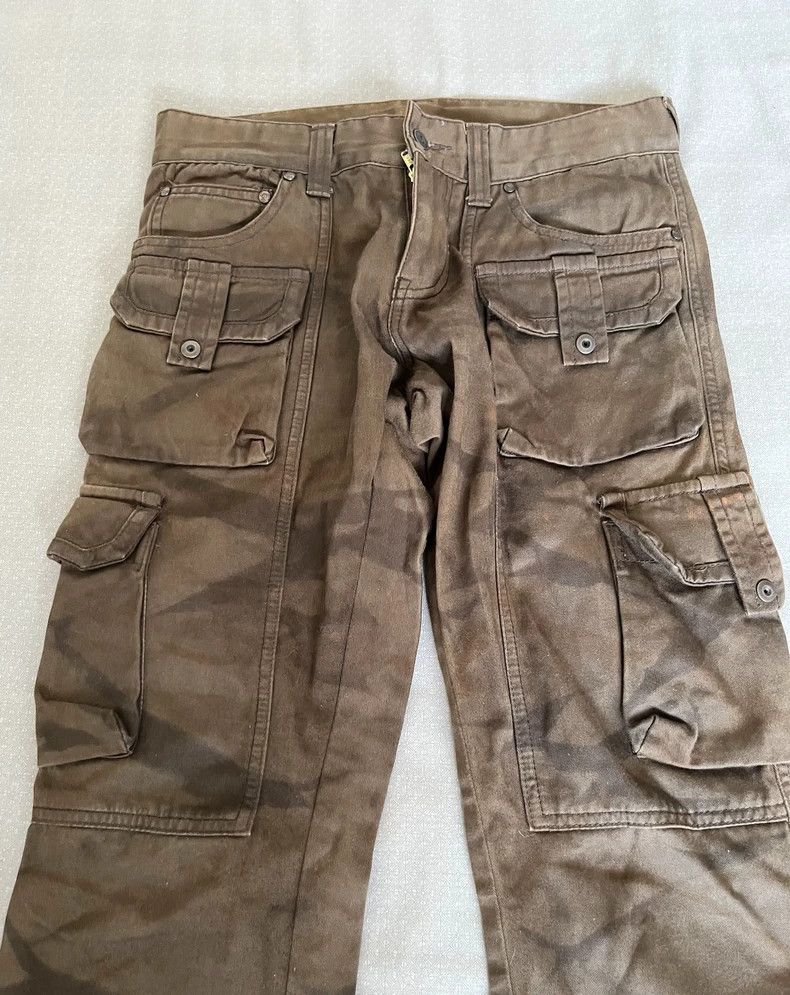 Yohji Yamamoto Vintage Camo Cargo Pants with Pockets Size 24" / US 00 / IT 34 - 4 Thumbnail