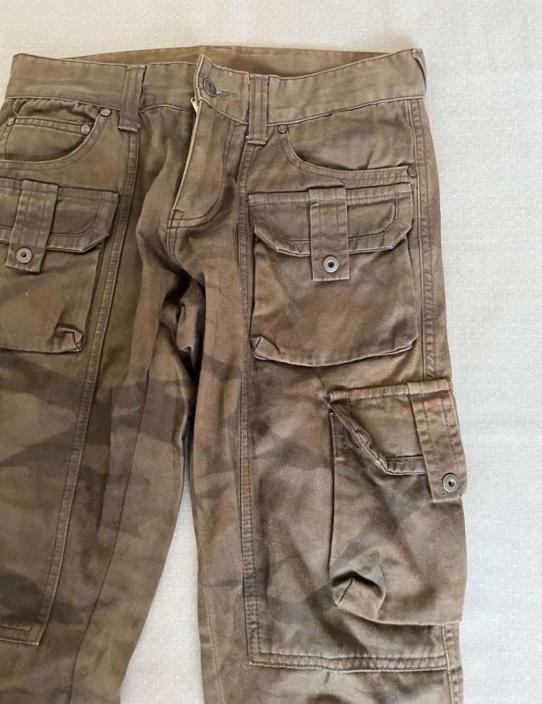Yohji Yamamoto Vintage Camo Cargo Pants with Pockets Size 24" / US 00 / IT 34 - 8 Thumbnail