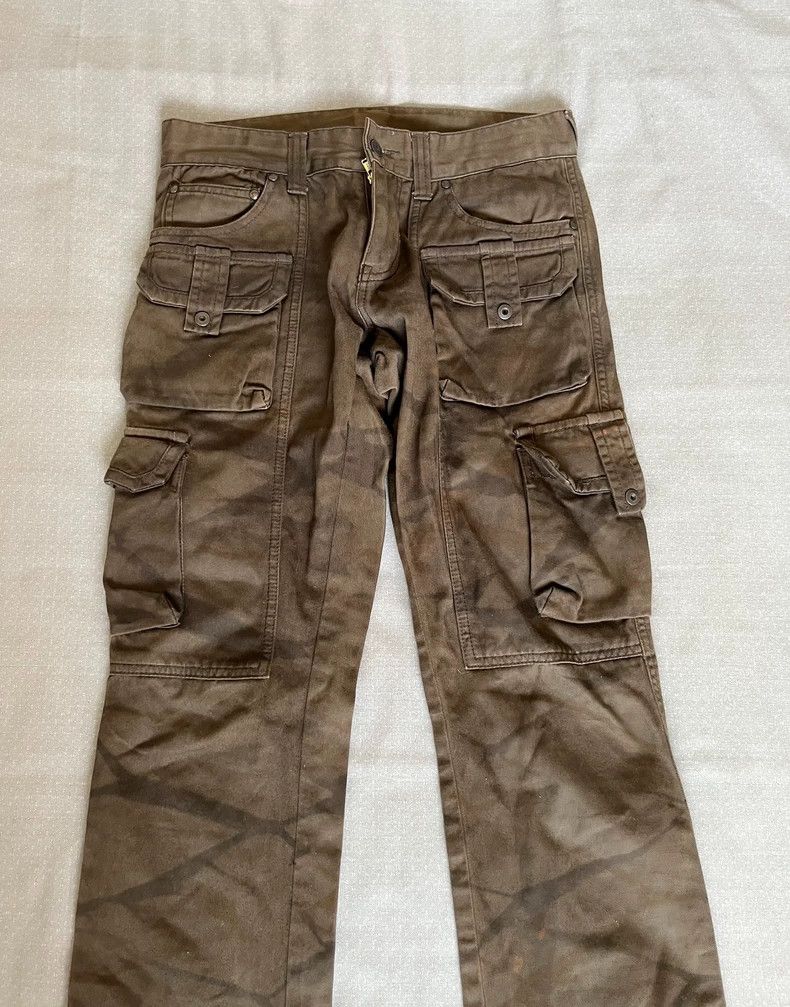 Yohji Yamamoto Vintage Camo Cargo Pants with Pockets Size 24" / US 00 / IT 34 - 3 Thumbnail