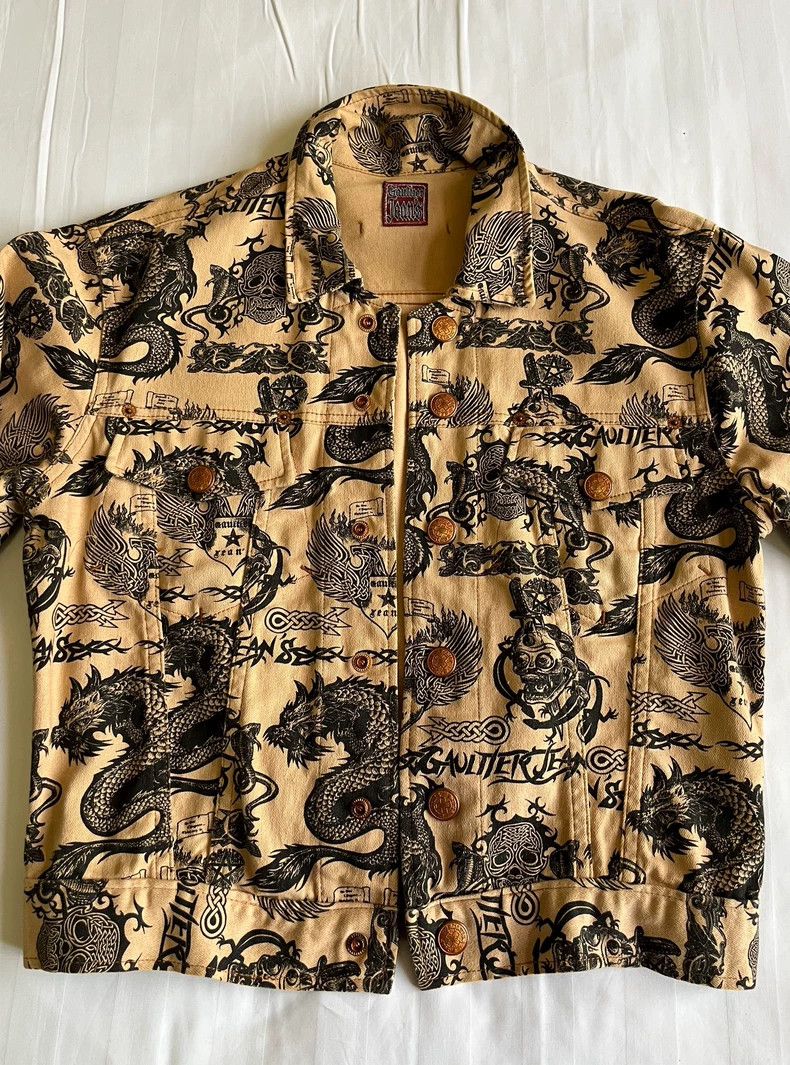 Jean Paul Gaultier Jean Paul Gaultier Vintage Dragon Jacket Size M / US 6-8 / IT 42-44 - 6 Thumbnail