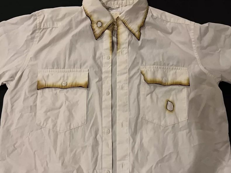 Maison MIHARA YASUHIRO Vintage MIHARA YASUHIRO Short Sleeve Shirt Size M / US 6-8 / IT 42-44 - 3 Thumbnail