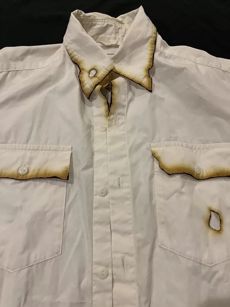Maison MIHARA YASUHIRO Vintage MIHARA YASUHIRO Short Sleeve Shirt Size M / US 6-8 / IT 42-44 - 8 Thumbnail