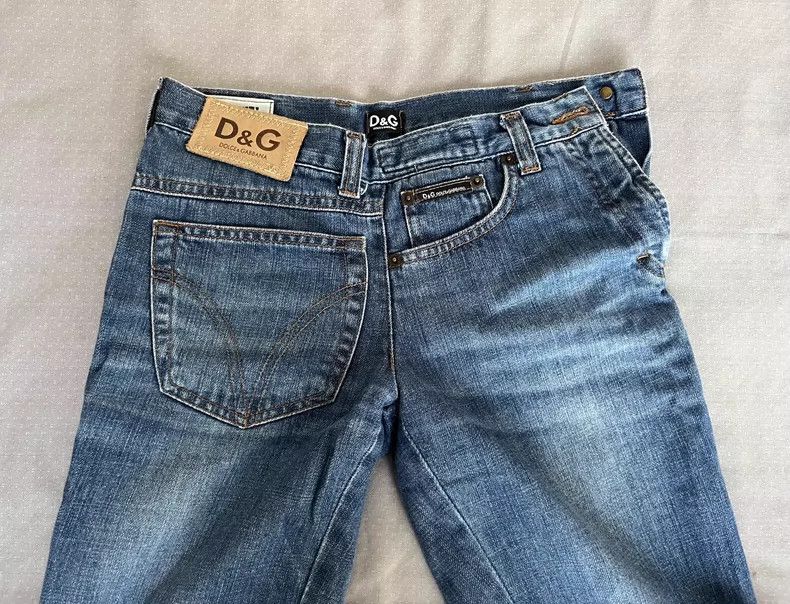 Dolce & Gabbana Dolce&Gabbana Deconstructed Denim Pants Size 26" / US 2 / IT 38 - 7 Thumbnail