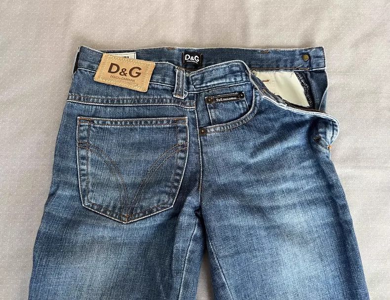 Dolce & Gabbana Dolce&Gabbana Deconstructed Denim Pants Size 26" / US 2 / IT 38 - 4 Thumbnail
