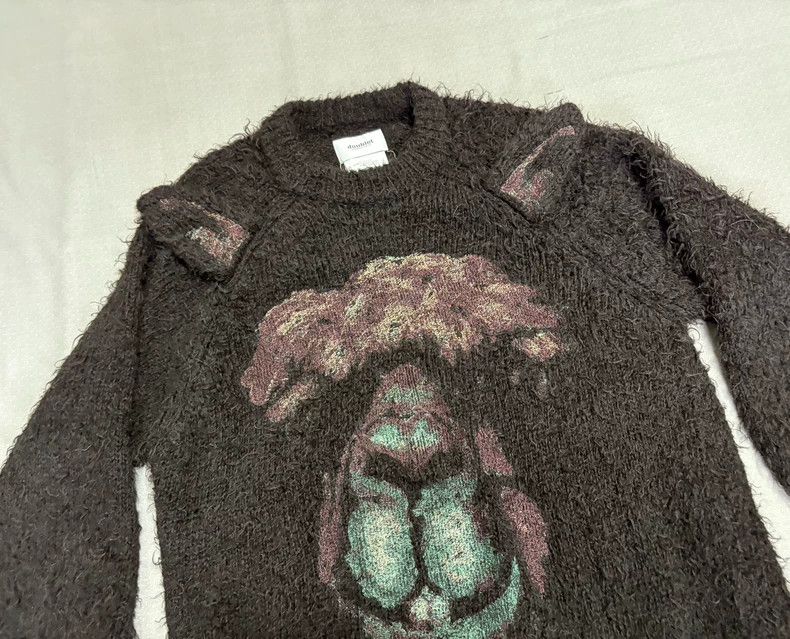 Doublet Cute Alpaca Embroidered Knit Sweater Size S / US 4 / IT 40 - 7 Thumbnail