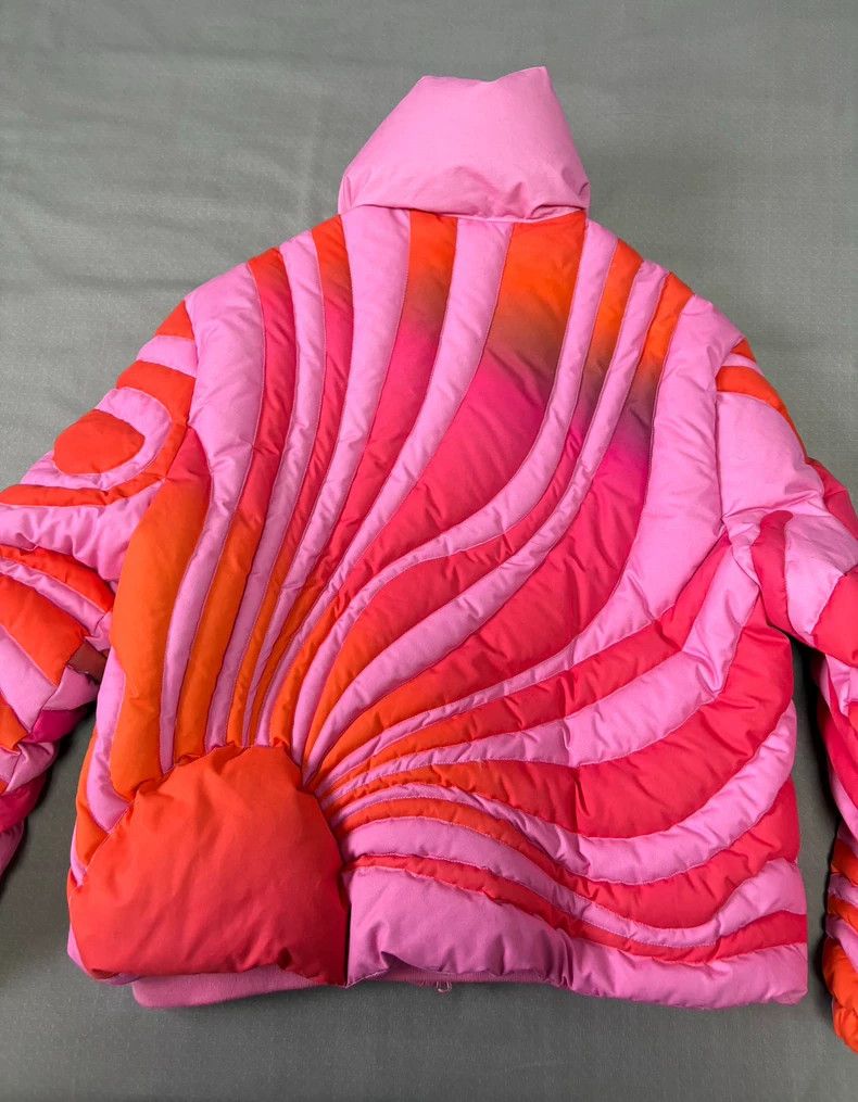 Y's Colorful Puffer Jacket with Unique Design Size L / US 10 / IT 46 - 8 Thumbnail