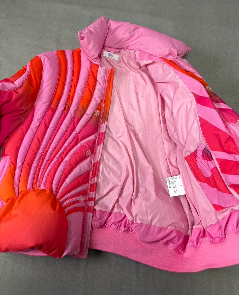 Y's Colorful Puffer Jacket with Unique Design Size L / US 10 / IT 46 - 6 Thumbnail