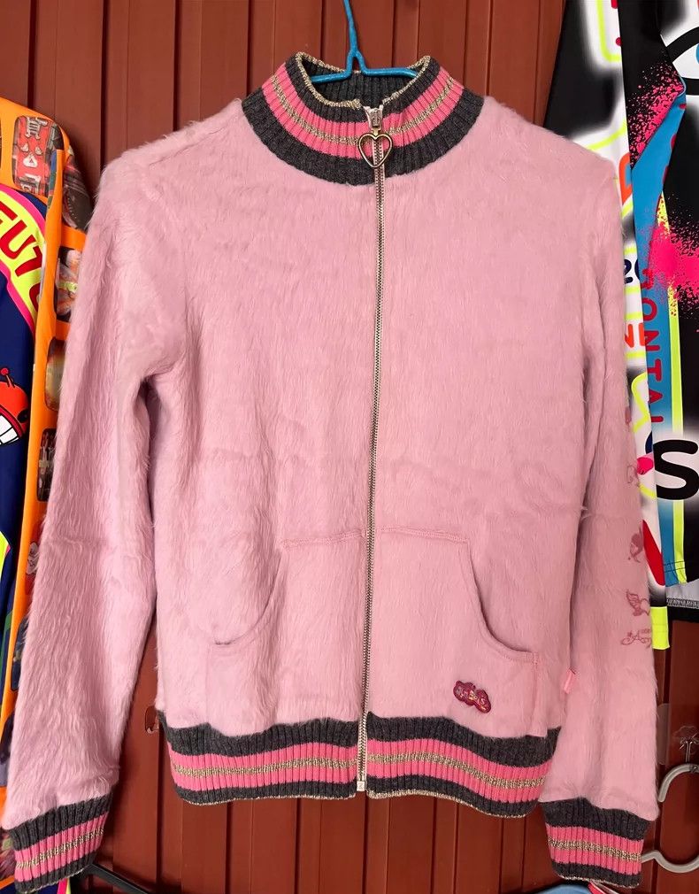 Just Cavalli Vintage Pink Fur Jacket by Roberto Cavalli Size M / US 6-8 / IT 42-44 - 2 Thumbnail