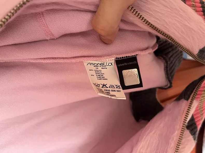 Just Cavalli Vintage Pink Fur Jacket by Roberto Cavalli Size M / US 6-8 / IT 42-44 - 8 Thumbnail