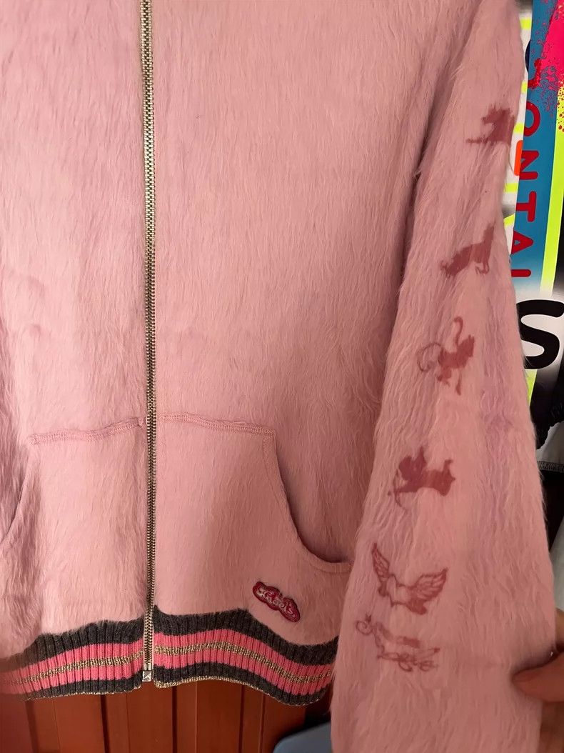 Just Cavalli Vintage Pink Fur Jacket by Roberto Cavalli Size M / US 6-8 / IT 42-44 - 4 Thumbnail