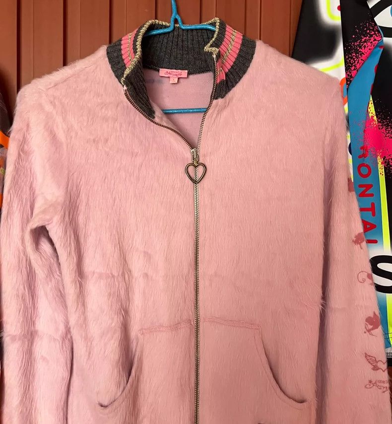 Just Cavalli Vintage Pink Fur Jacket by Roberto Cavalli Size M / US 6-8 / IT 42-44 - 7 Thumbnail