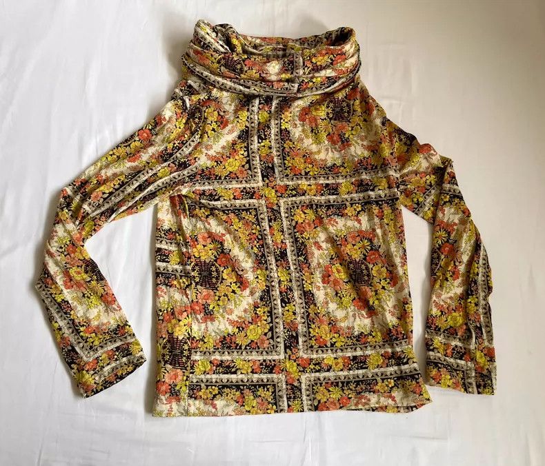 Junya Watanabe Junya Watanabe Floral High Neck Top Size S / US 4 / IT 40 - 5 Thumbnail