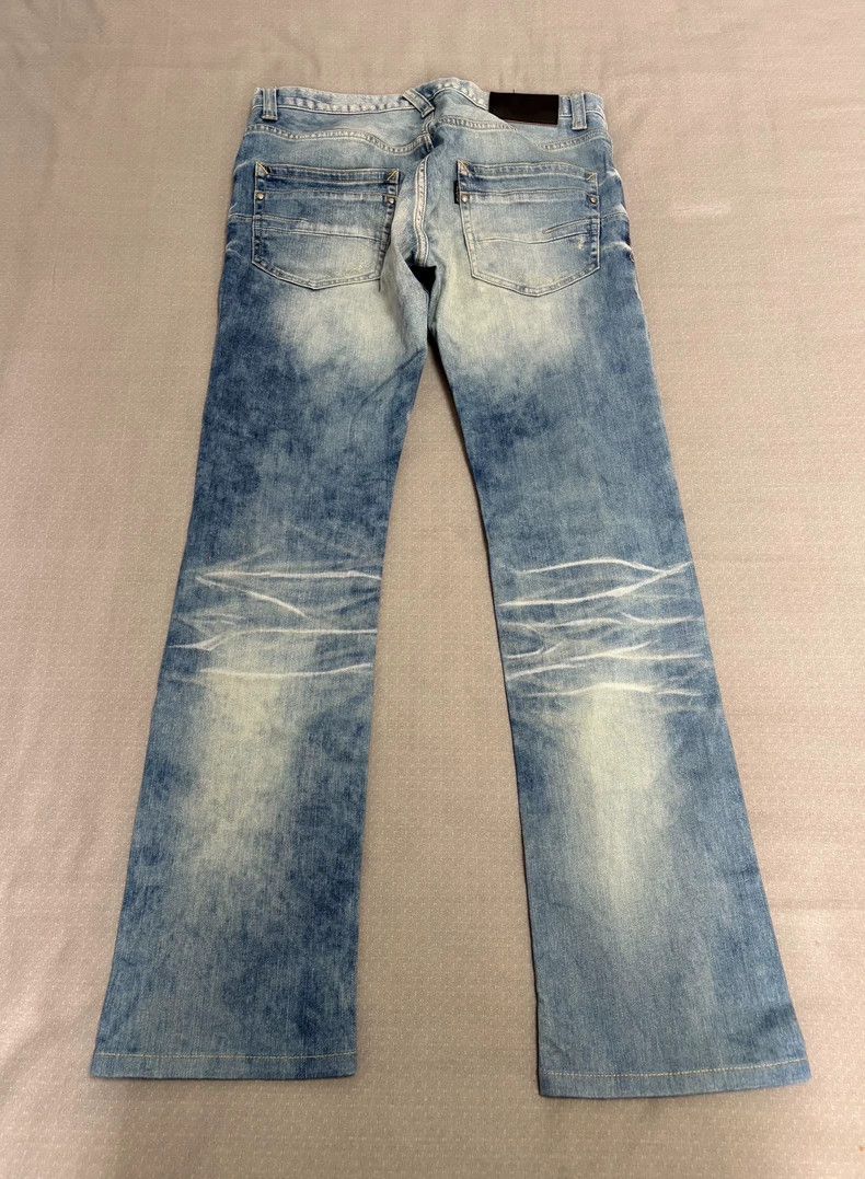 Yohji Yamamoto Vintage Style Light Wash Flare Jeans Size 30" / US 8 / IT 44 - 6 Thumbnail