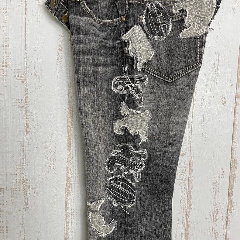Tornado Mart Tornado Mart Vintage Gray Denim Jeans Size 34" / US 12 / IT 48 - 3 Thumbnail