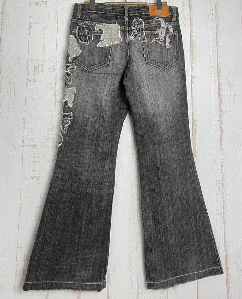Tornado Mart Tornado Mart Vintage Gray Denim Jeans Size 34" / US 12 / IT 48 - 2 Thumbnail