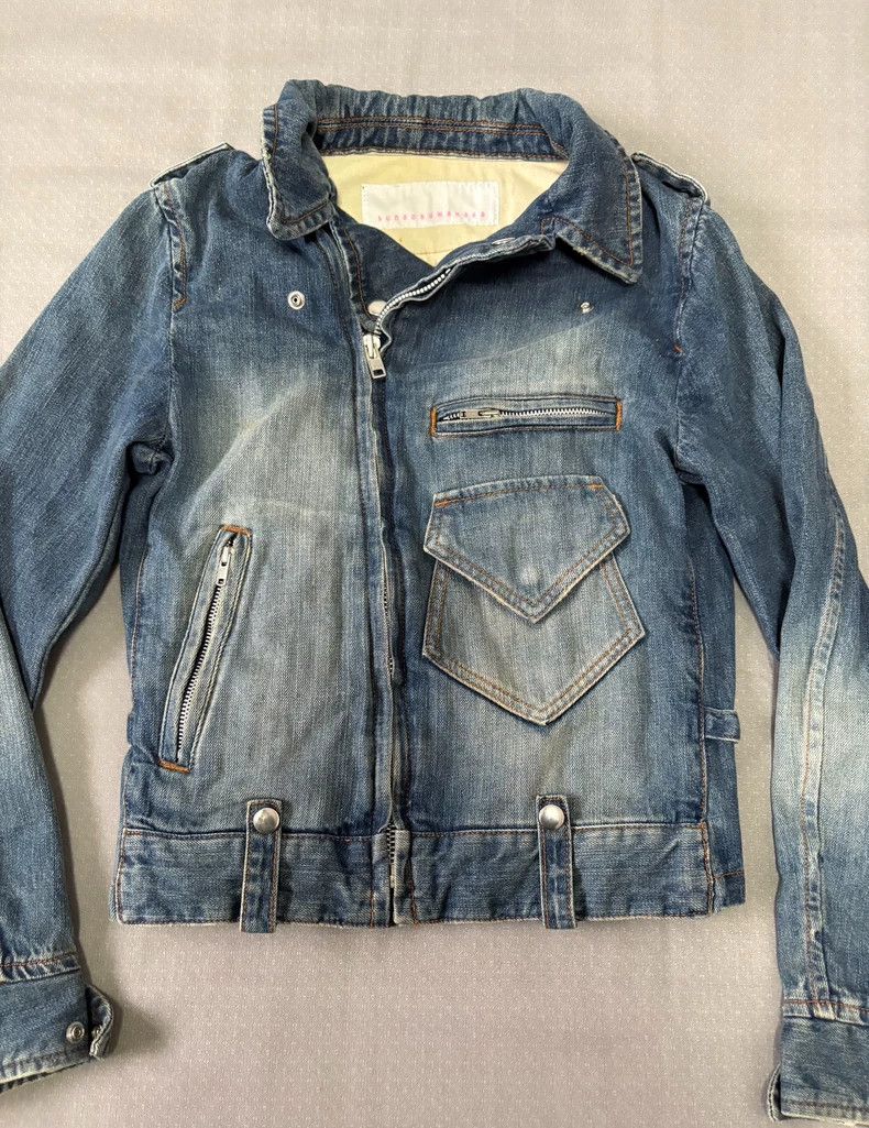 Y's Vintage Denim Jacket with Unique Design Features Size M / US 6-8 / IT 42-44 - 4 Thumbnail