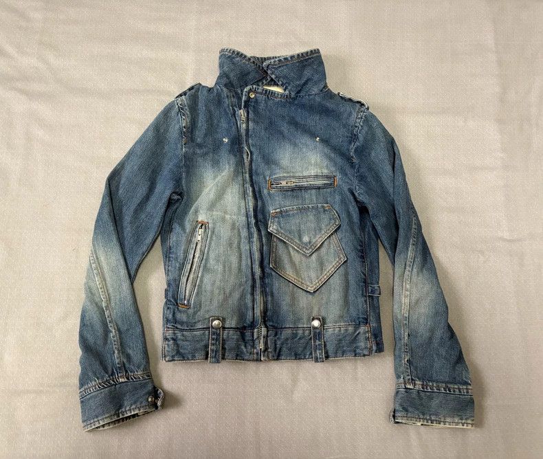 Y's Vintage Denim Jacket with Unique Design Features Size M / US 6-8 / IT 42-44 - 2 Thumbnail