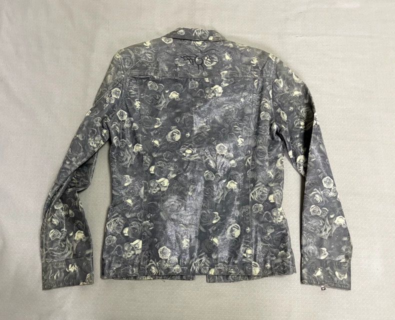 Yohji Yamamoto Vintage Floral Print Leather Jacket Size M / US 6-8 / IT 42-44 - 8 Thumbnail