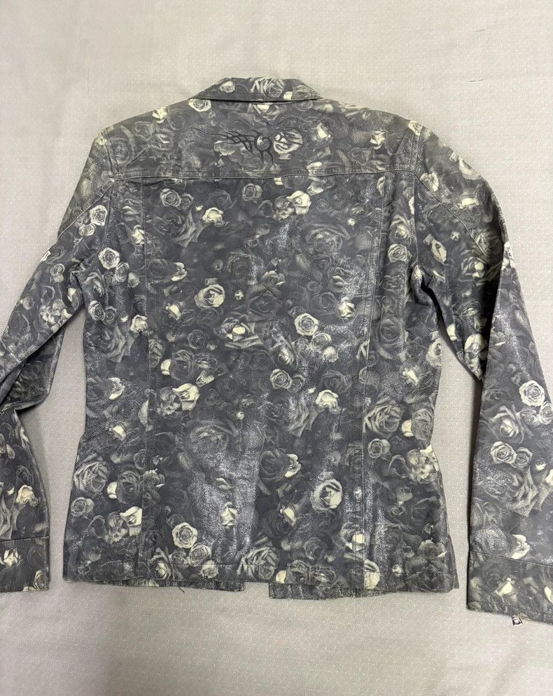 Yohji Yamamoto Vintage Floral Print Leather Jacket Size M / US 6-8 / IT 42-44 - 9 Thumbnail