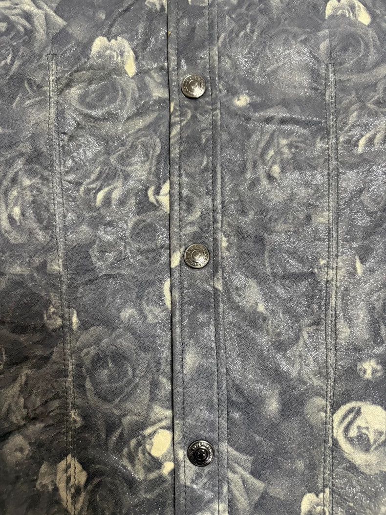 Yohji Yamamoto Vintage Floral Print Leather Jacket Size M / US 6-8 / IT 42-44 - 6 Thumbnail