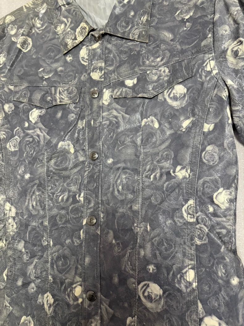 Yohji Yamamoto Vintage Floral Print Leather Jacket Size M / US 6-8 / IT 42-44 - 5 Thumbnail