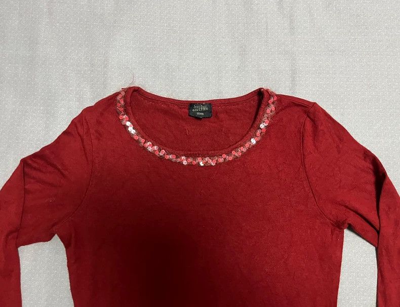 Jean Paul Gaultier Jean Paul Gaultier Long Sleeve Top Size S / US 4 / IT 40 - 4 Thumbnail