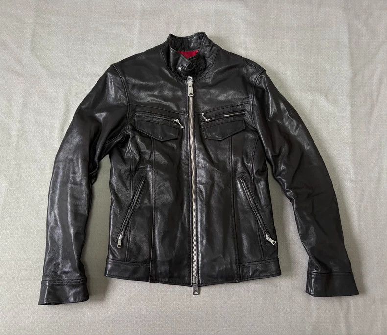 Yohji Yamamoto Vintage Buffalo Bobs Leather Jacket with Zippers Size M / US 6-8 / IT 42-44 - 4 Thumbnail