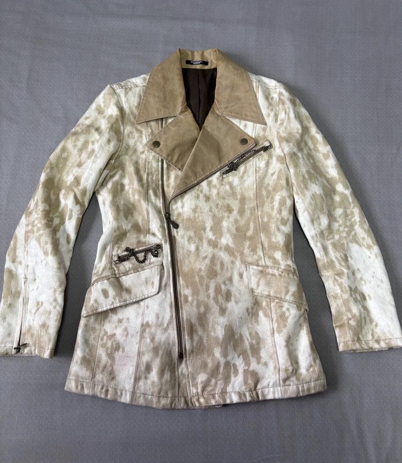 Yohji Yamamoto Vintage Rare Tornado Mart Leather Jacket Size M / US 6-8 / IT 42-44 - 3 Thumbnail