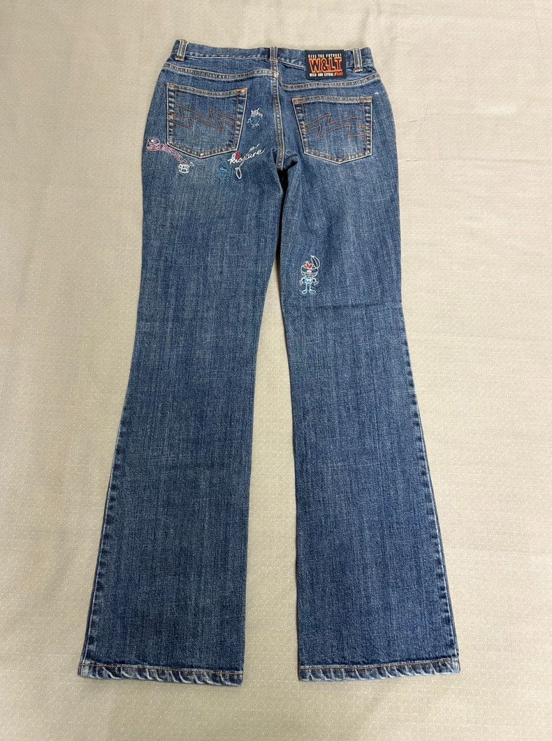 Walter Van Beirendonck Vintage Walter Van Beirendonck Embroidered Jeans Size 26" / US 2 / IT 38 - 6 Thumbnail