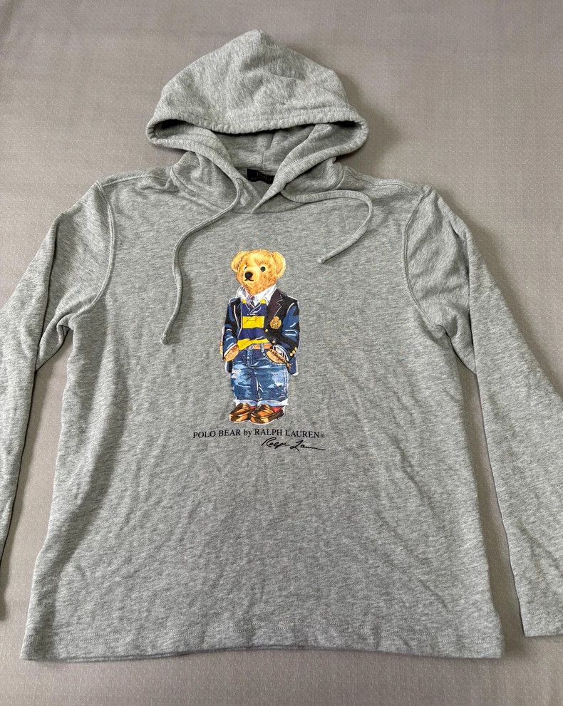 Ralph Lauren Ralph Lauren Bear Graphic Hoodie Sweatshirt Size L / US 10 / IT 46 - 3 Thumbnail