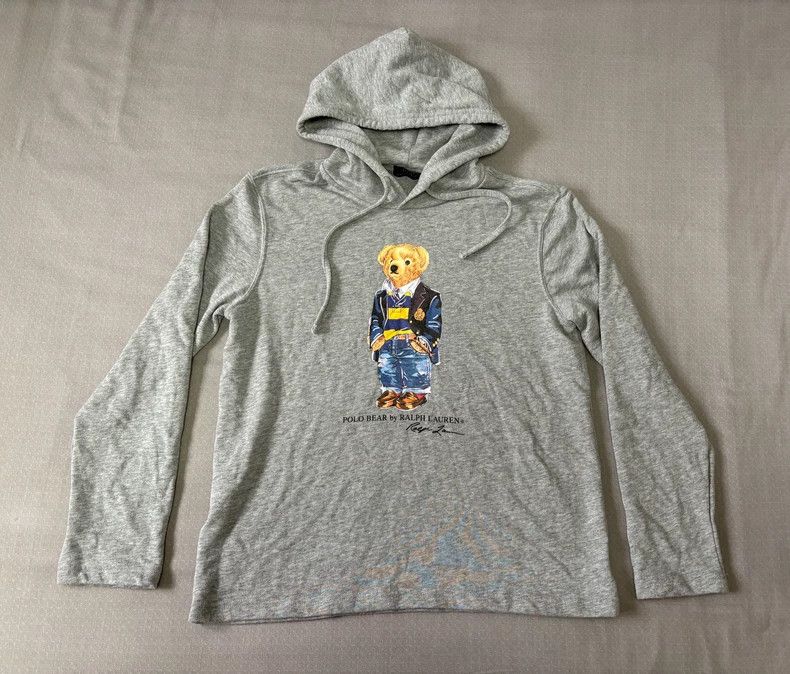 Ralph Lauren Ralph Lauren Bear Graphic Hoodie Sweatshirt Size L / US 10 / IT 46 - 2 Thumbnail