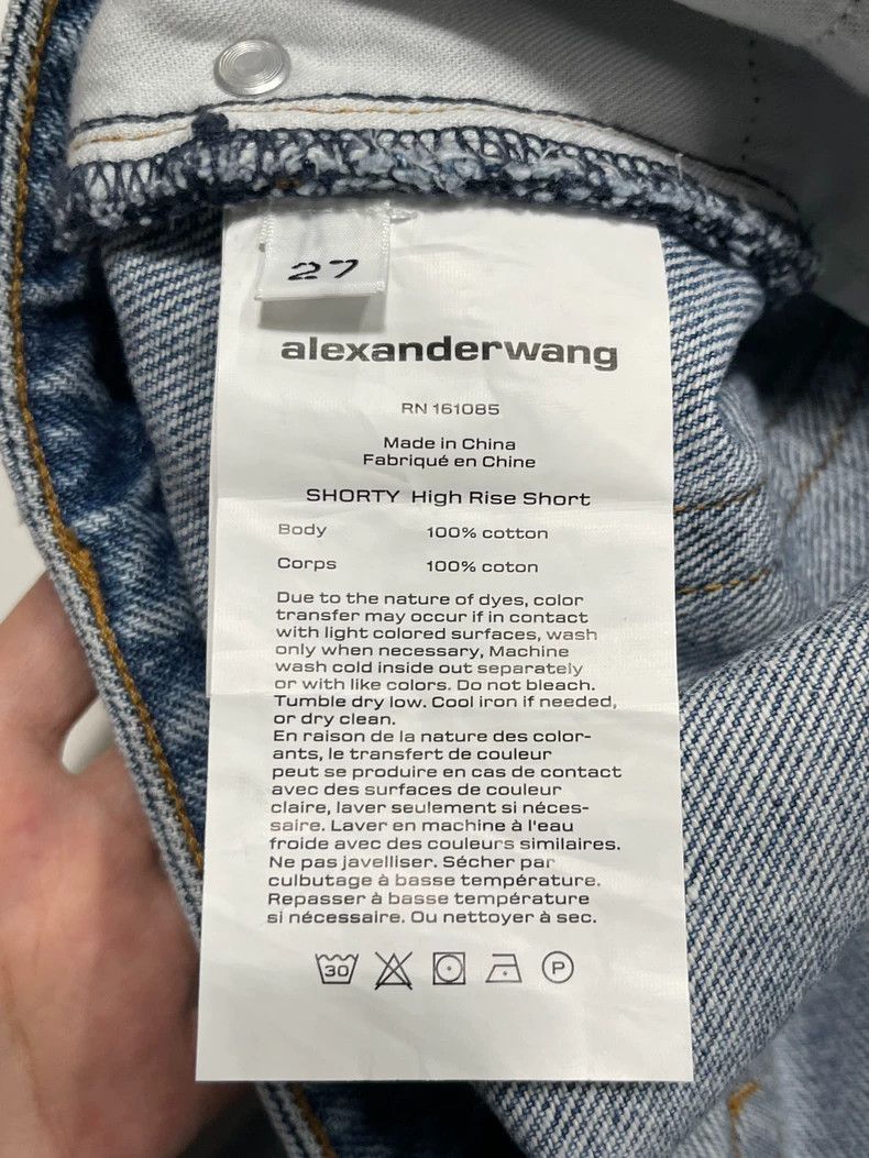 Alexander Wang Alexander Wang Denim Shorts Size 27 Size 27" / US 4 / IT 40 - 7 Thumbnail