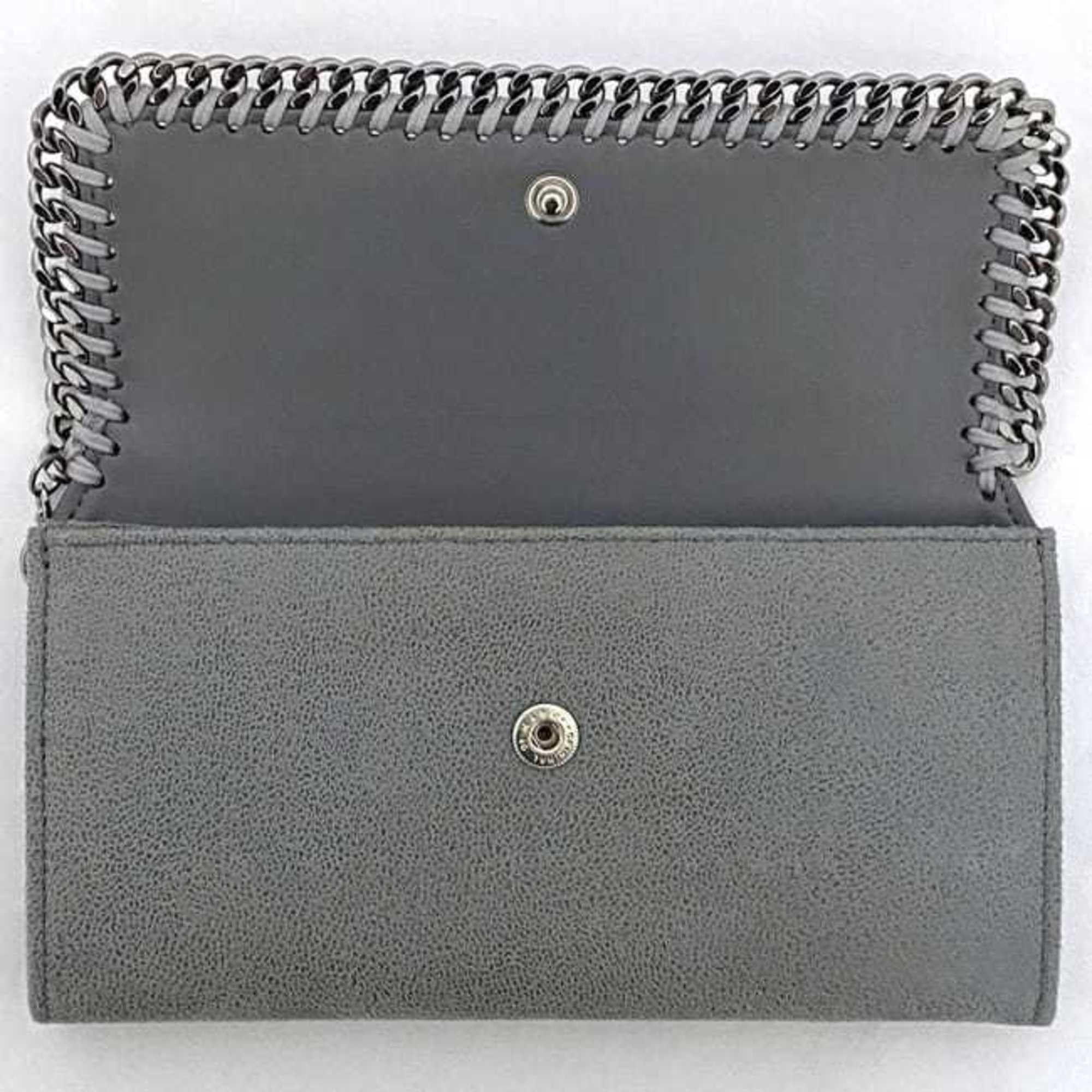 Stella McCartney Stella McCartney Bi-fold Long Wallet ec-22873 Grey Falabella 430999 W9132 SP20 PVC STELLA McCARTNEY Chain Flap Women's Size ONE SIZE - 7 Thumbnail