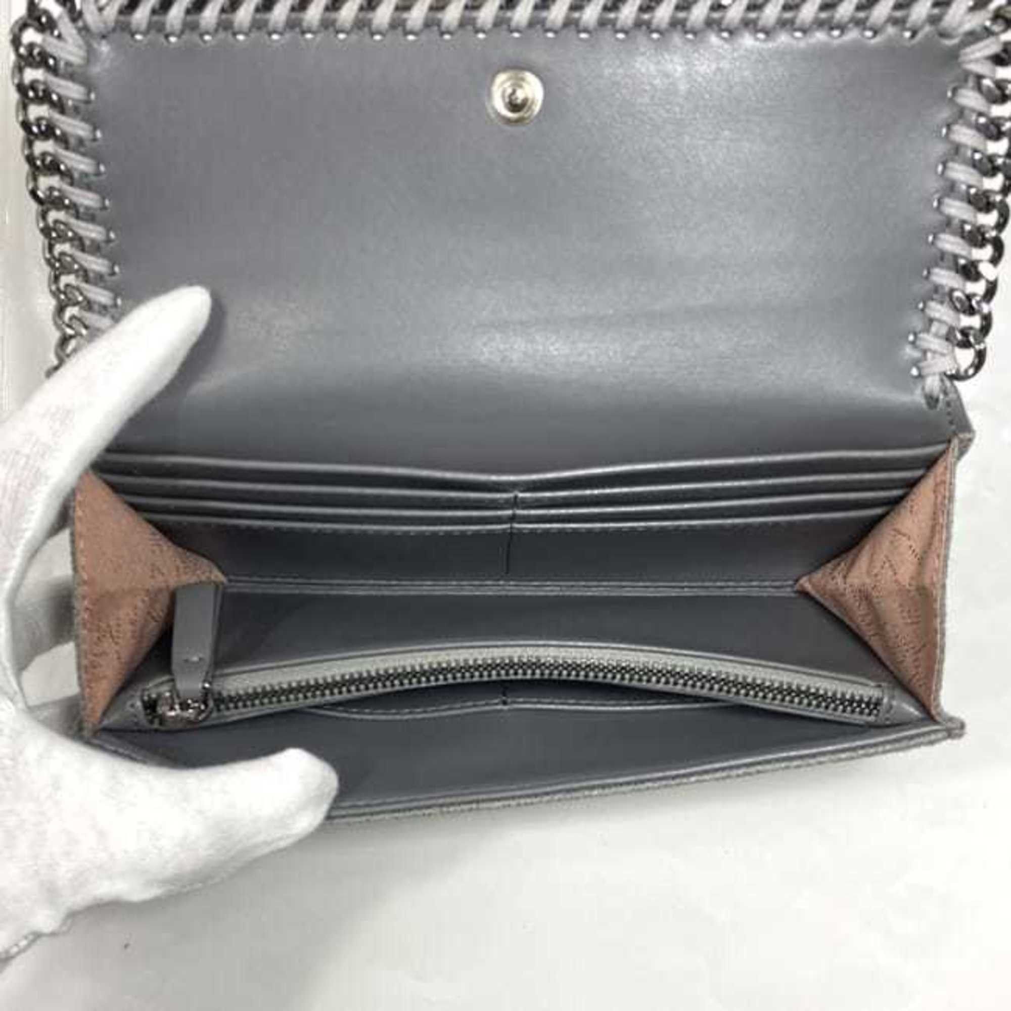 Stella McCartney Stella McCartney Bi-fold Long Wallet ec-22873 Grey Falabella 430999 W9132 SP20 PVC STELLA McCARTNEY Chain Flap Women's Size ONE SIZE - 8 Thumbnail