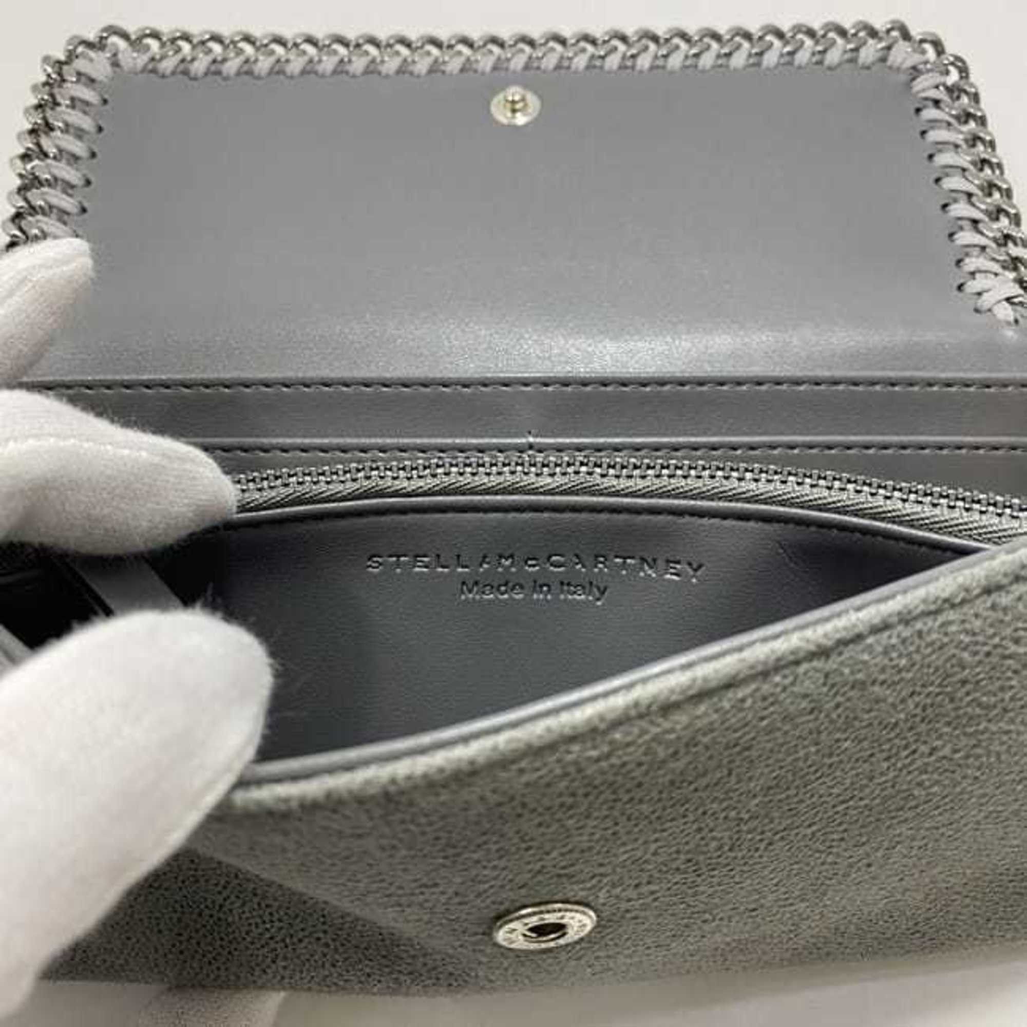 Stella McCartney Stella McCartney Bi-fold Long Wallet ec-22873 Grey Falabella 430999 W9132 SP20 PVC STELLA McCARTNEY Chain Flap Women's Size ONE SIZE - 10 Thumbnail