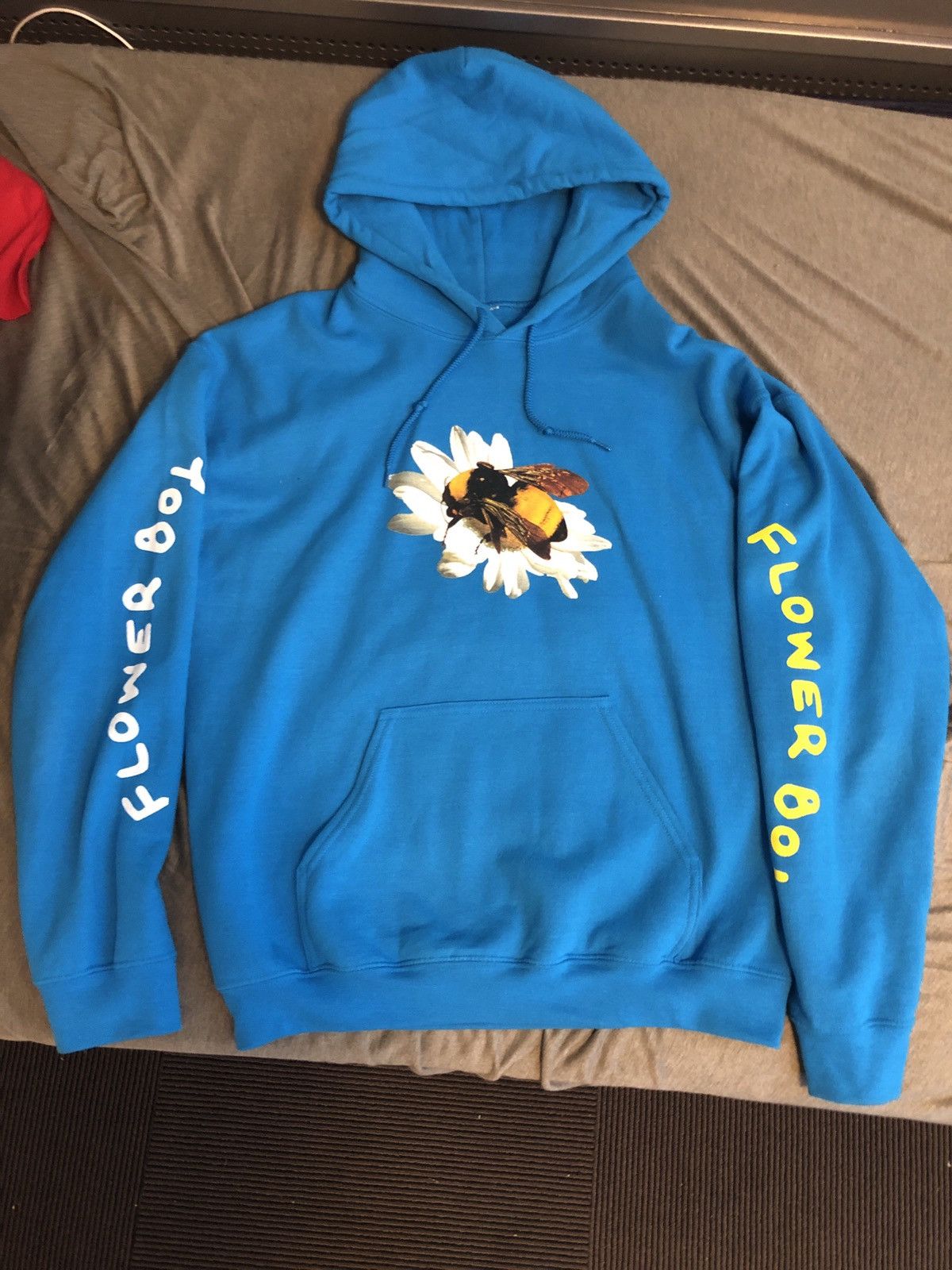 Golf Wang Hoodies - Blue Tyler, The Creator Flower Boy Pullover Hoodie  RB0211